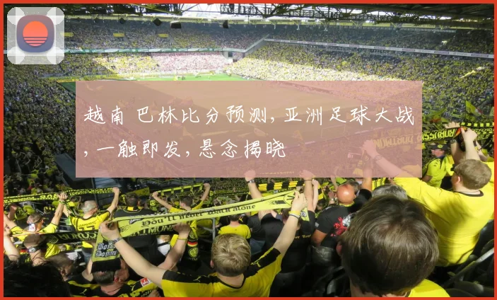 越南 巴林比分预测,亚洲足球大战,一触即发,悬念揭晓